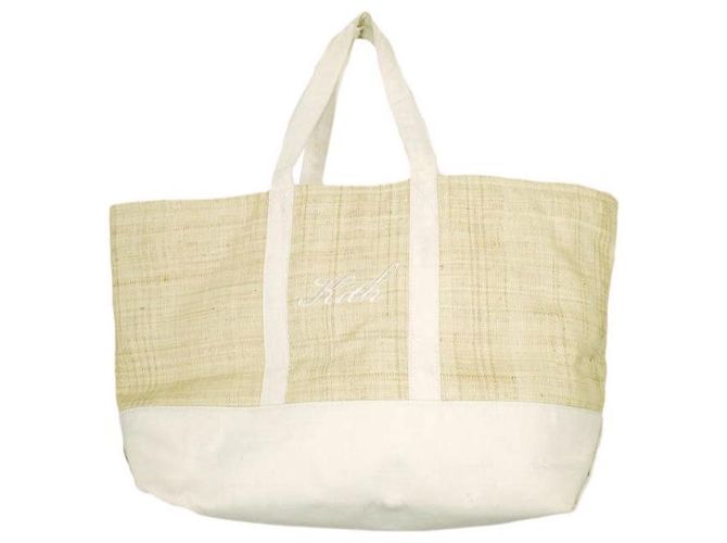 Autre Marque KITH NYC Strohtasche Beige 