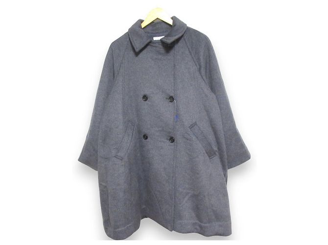 Autre Marque Trench in misto lana Simplicite W Beavertent Line Marrone