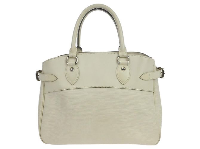 Tote Passy Louis Vuitton Epi Leather PM Branco