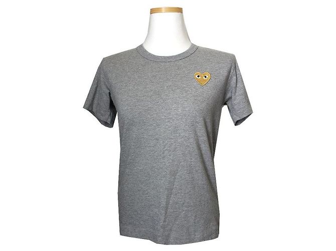 Comme Des Garcons Comme des Garçons Melange Gray T-Shirt Braun