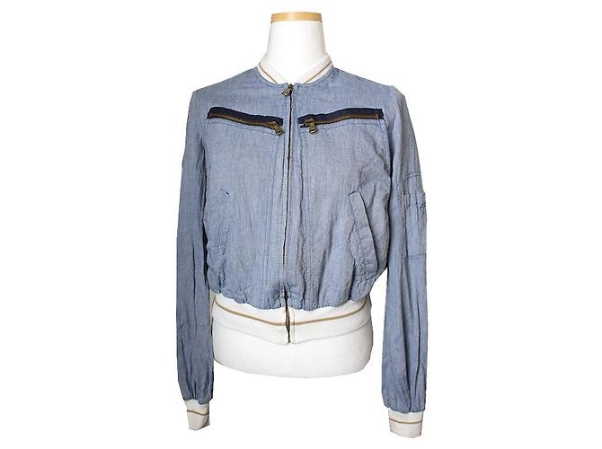 Dolce & Gabbana Giacca in cotone Dolce Gabbana Blu