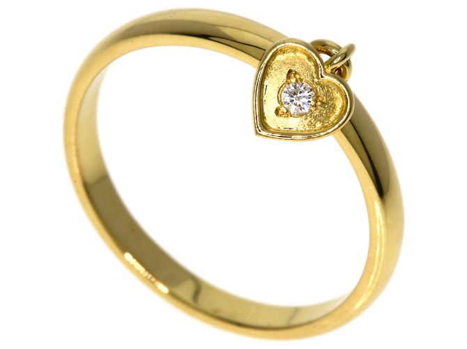 Anillo de banda Christian Dior Heart Diamond Band Ring
