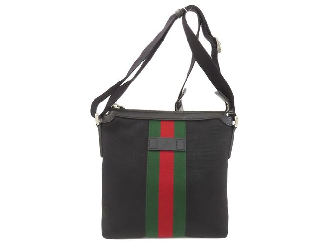 Borsa a tracolla Gucci Sherry Line Nero