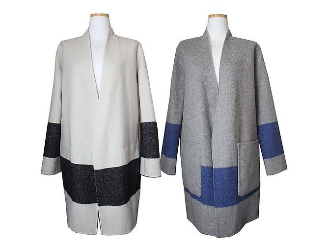 Rag & Bone Reversible Coat Blue