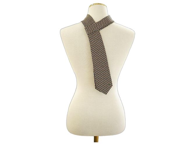 Gucci Silk Tie Navy Luxury Tie Gift Blue