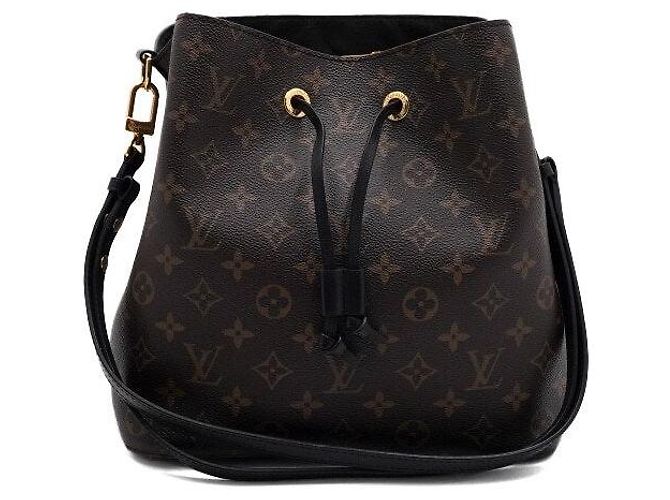 Louis Vuitton Borsa a tracolla a secchiello NéoNoé MM Monogram Black
