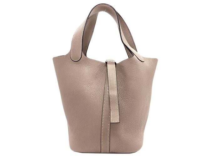 Hermès Hermes Picotin PM Handtasche in Gris Tourterelle Grau