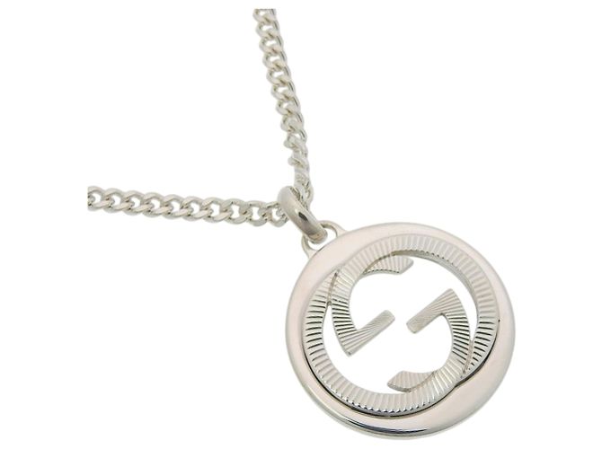 Interlocking Halskette von Gucci Silber 