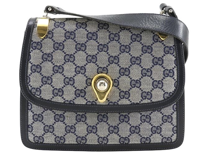 Borsa a Spalla Gucci Old Blu navy
