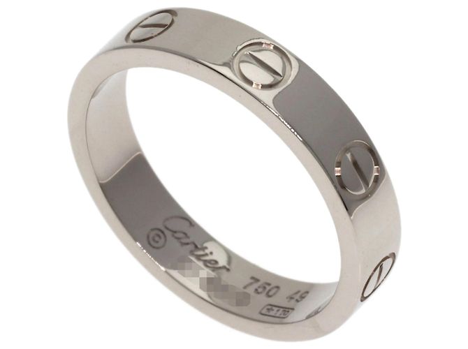 Anillo Mini Love de Cartier en oro blanco de 18K