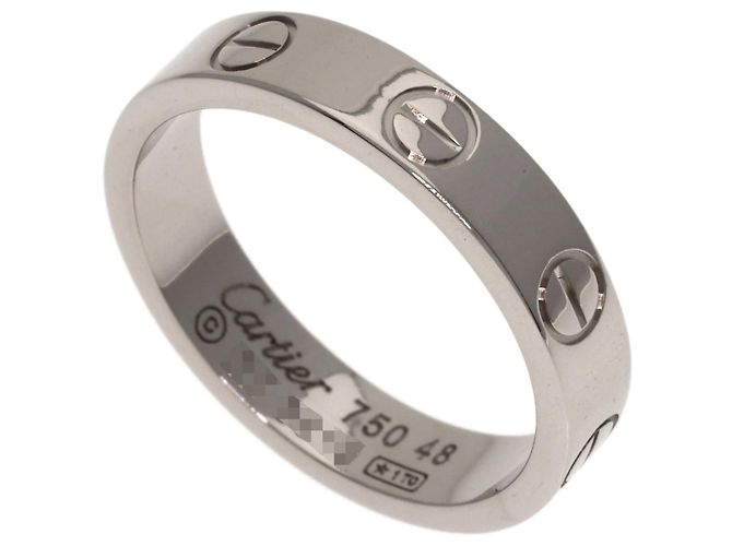 Cartier Mini Love Ring in 18K White Gold