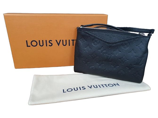 Borsa Louis Vuitton Pallas BB Empreinte Pelle Nera Nero