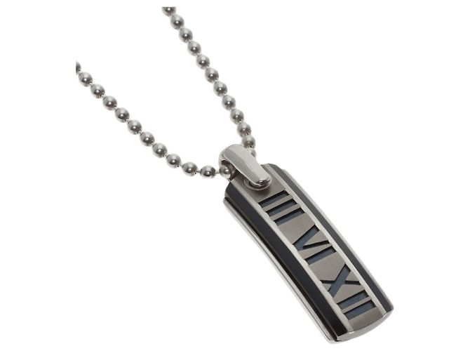 Collar Atlas Plate de Tiffany & Co. Plata
