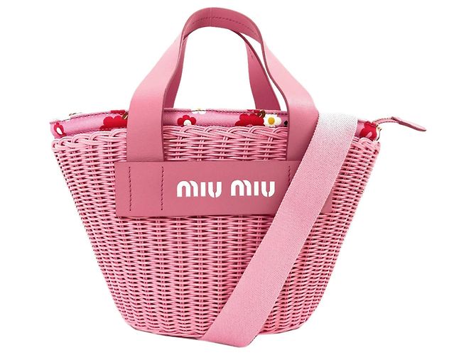 Borsa 2-Way Miu Miu rosa