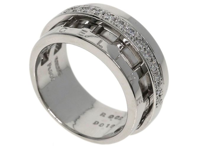Diamond Céline Anello Ruby e Diamante Celine Argento 