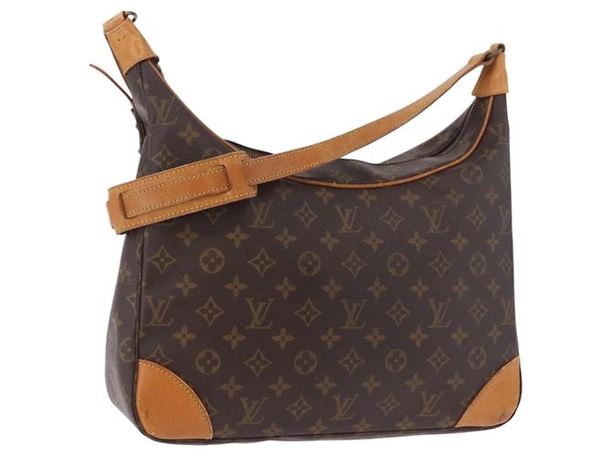 LOUIS VUITTON Bolsa de Ombro Monogram Boulogne 35 M51260 LV Auth 184216