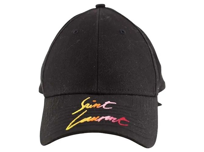 Saint Laurent Cappellino nero 