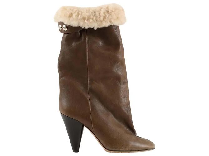 Isabel Marant Braune gefütterte Stiefel