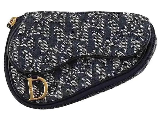 Dior Blauer Geldbeutel