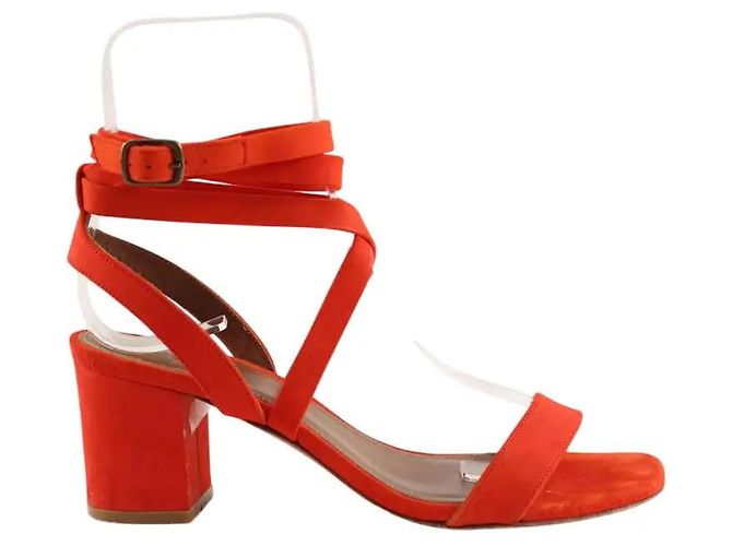 Ba&Sh Rote Sandalen