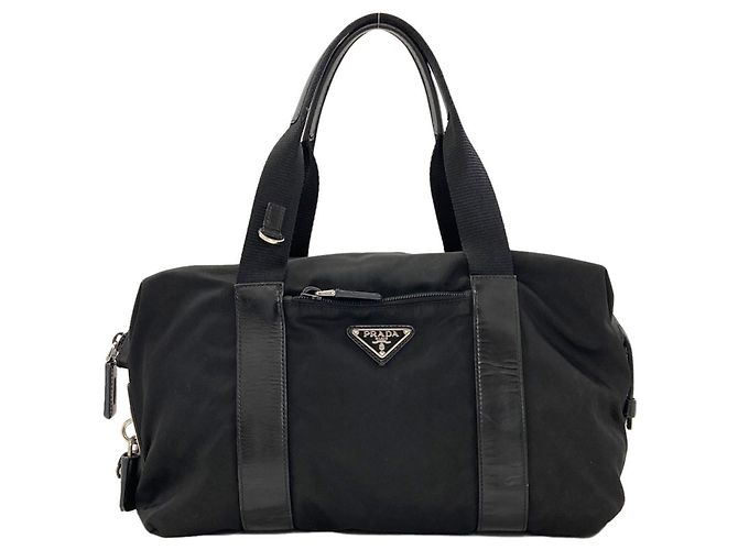 Borsa Tote in Nylon Nero Prada
