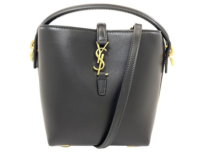 Borsa Saint Laurent LE 37 Mini Cassandra Nero
