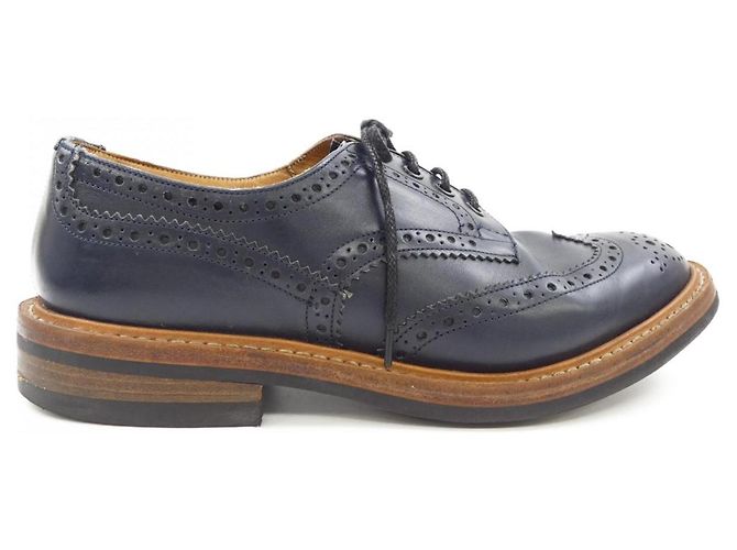 Autre Marque Scarpe Oxford in pelle Tricker's Blu Blu navy