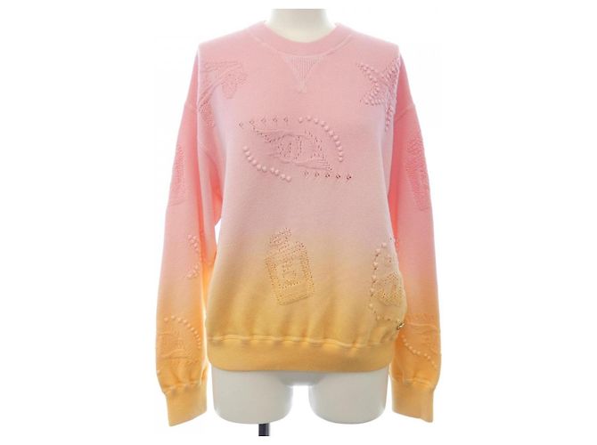 Timeless Chanel Sweatshirt aus Baumwolle Pink
