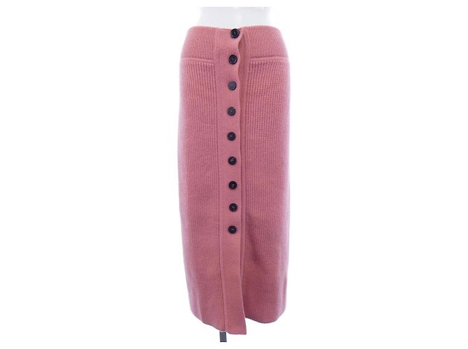 Hermès Falda de cachemira Hermes Rosa