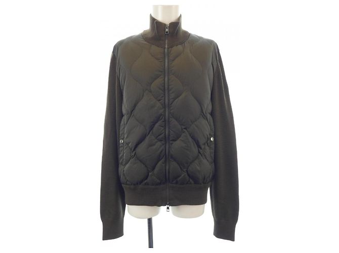 Moncler Down Jacket Green Khaki
