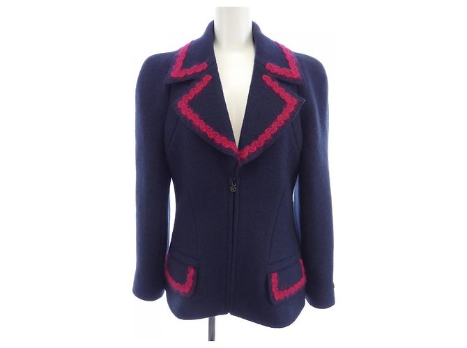 Timeless Giacca Chanel P09667W02374 97A Blu Blu navy