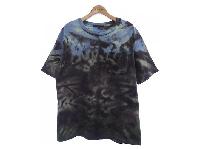 Camiseta de algodón Louis Vuitton Castaño Negro Azul Verde