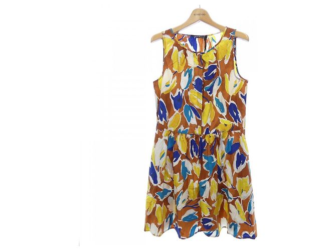 Autre Marque PENNYBLACK Kleid Braun Blau Gelb