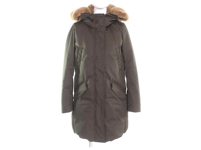 Autre Marque Parka COCOON de algodón y plumón Woolrich Verde Caqui