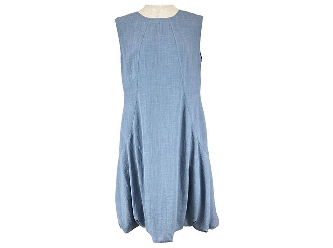 Autre Marque Vestido de triacetato Rene Azul Azul claro