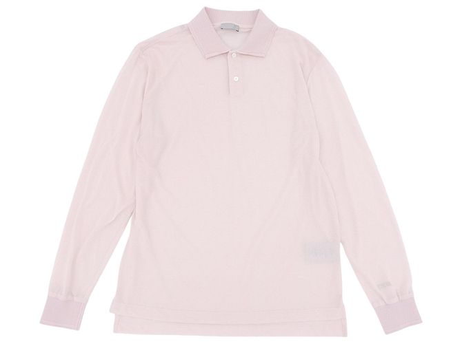 Polo de manga comprida Dior em algodão Rosa