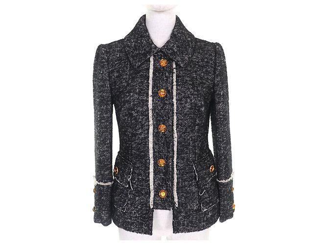 Dolce & Gabbana Tweed-Jacke Dolce&Gabbana Schwarz