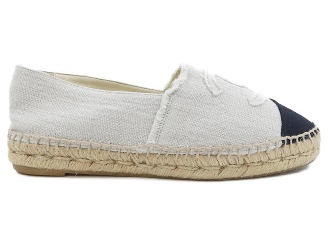 Timeless Chanel Leder-Pumps Blau Marineblau