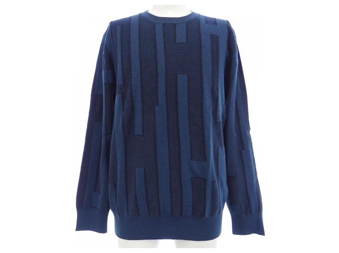 Hermès Hermes Cashmere Knit S Black Navy blue