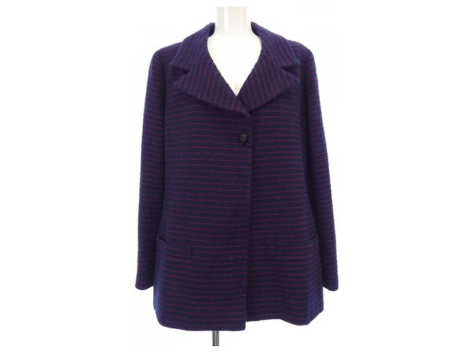 Timeless Chanel Jacke Pink Blau Marineblau