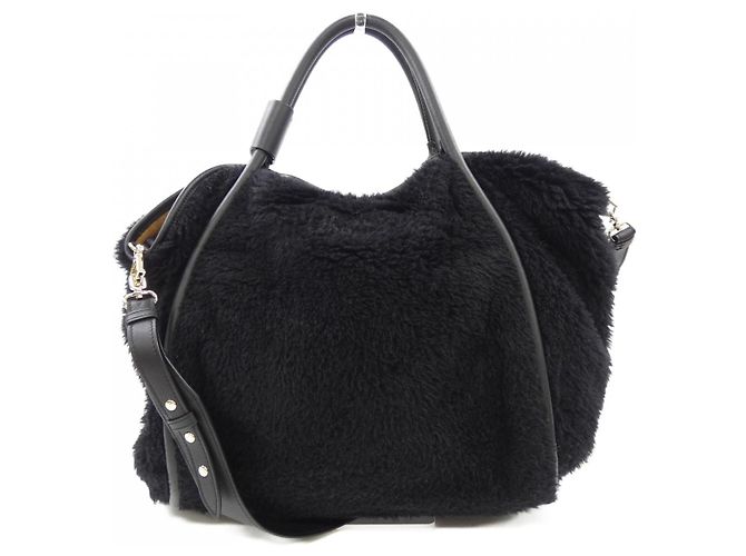Sac Teddy Bear Max Mara Noir