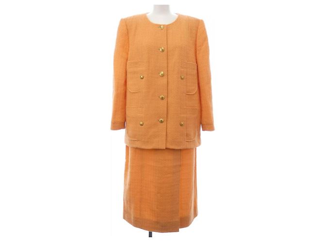 Timeless Conjunto de Tailleur Chanel Laranja