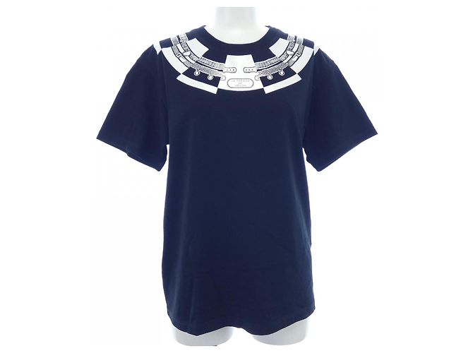 Camiseta Hermès de algodón Negro Blanco