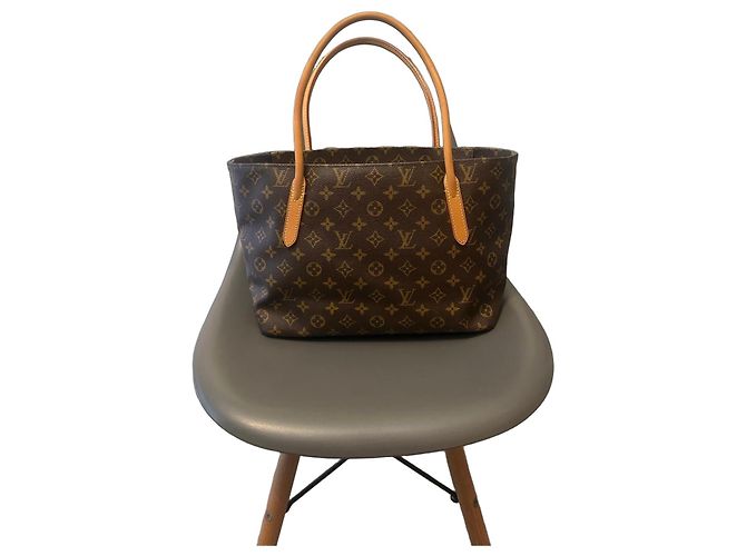 Sac cabas Louis Vuitton Monogram Canvas Neverfull MM Marron Monogramme