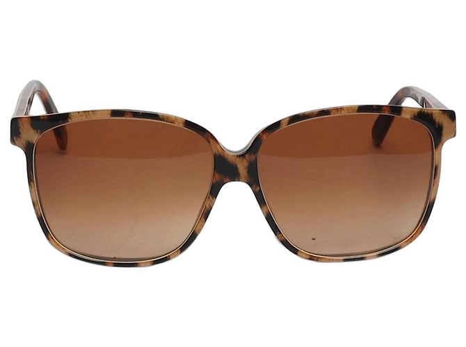 Emmanuelle Khanh Gafas de sol de leopardo Castaño