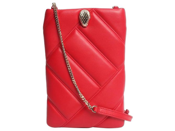Bulgari Borsa a tracolla Serpenti rossa Rosso