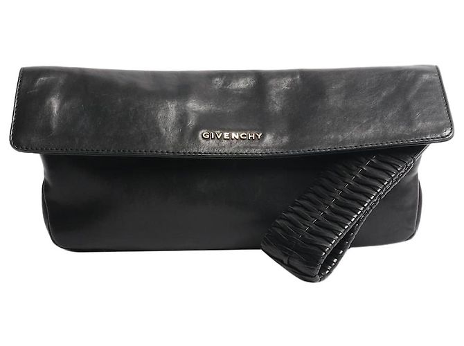 Givenchy Schwarze Lederclutch