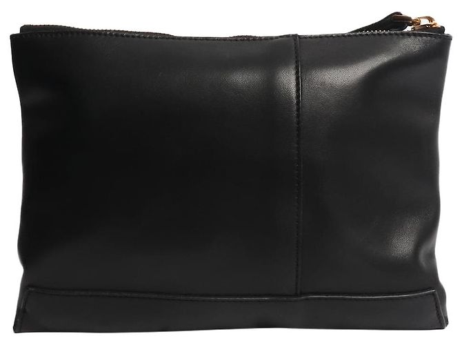Marni Clutch in pelle nera decorata Nero