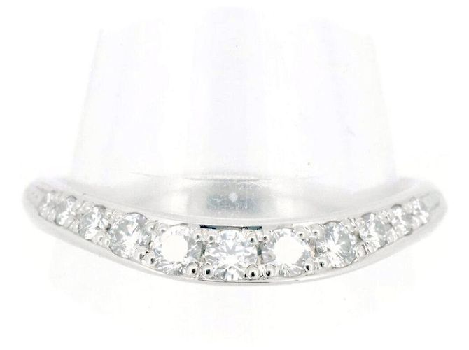 Autre Marque Proponere Tenelo Pt950 Diamond Ring Silber