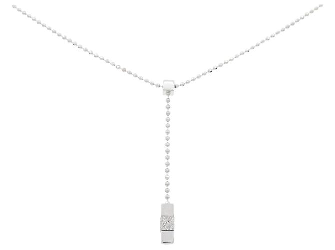 Autre Marque Collar de oro blanco Au750 Plata